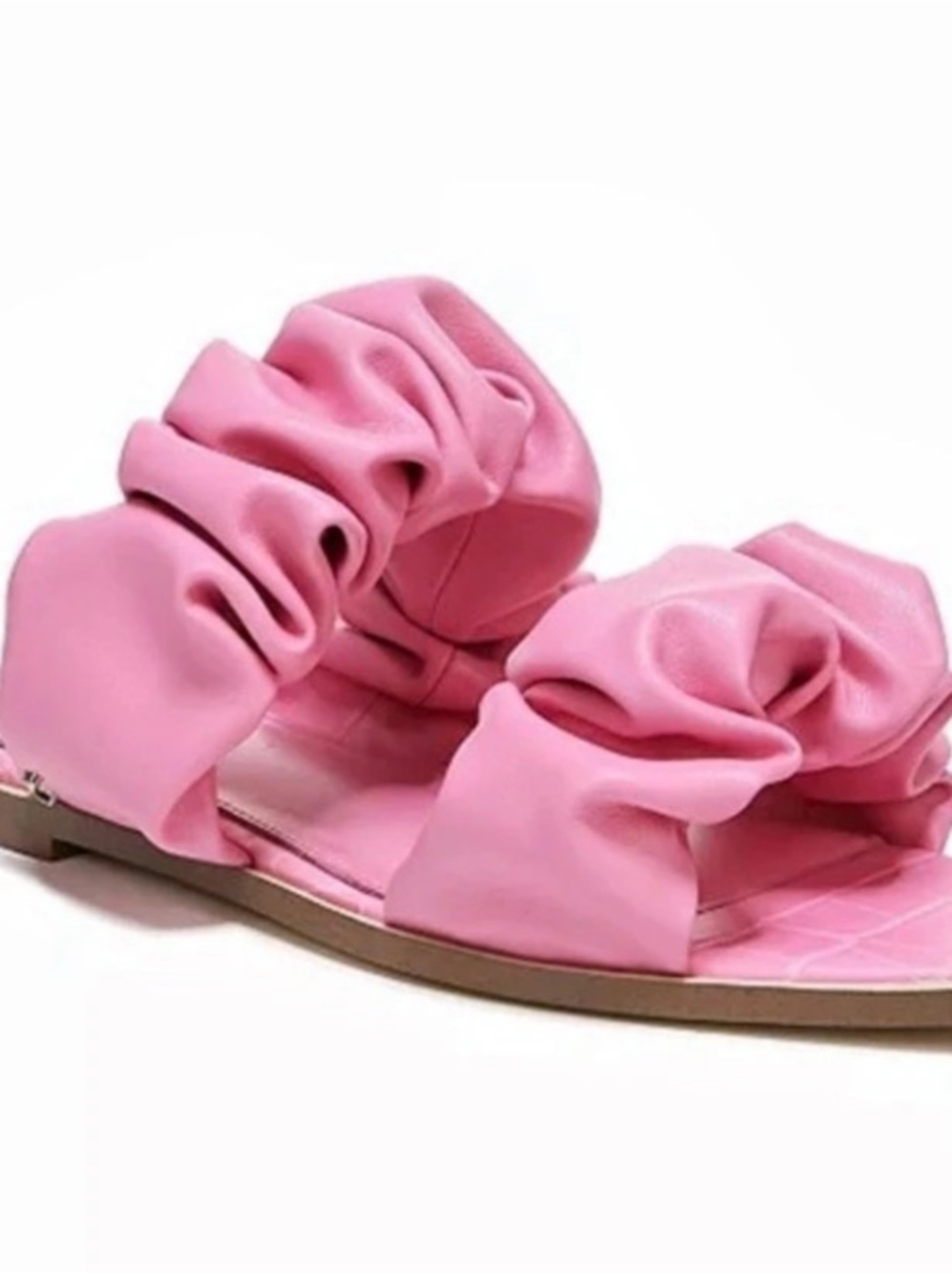 Circus Sam Edelman Iggy NY Ruffle slide sandals in Pink US 5.5